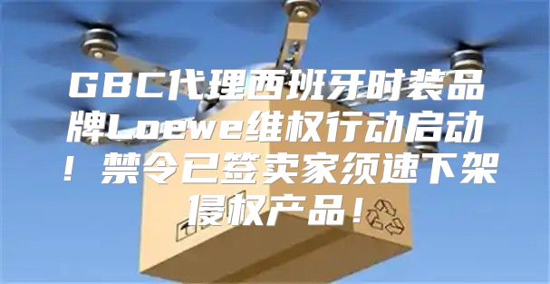 GBC代理西班牙时装品牌Loewe维权行动启动！禁令已签卖家须速下架侵权产品！