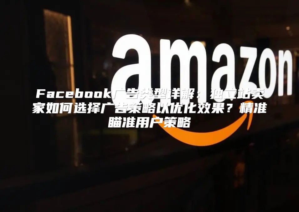 Facebook广告类型详解：独立站卖家如何选择广告策略以优化效果？精准瞄准用户策略