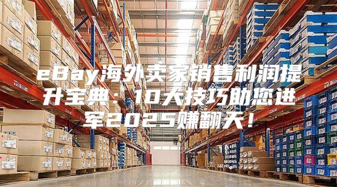 eBay海外卖家销售利润提升宝典：10大技巧助您进军2025赚翻天！