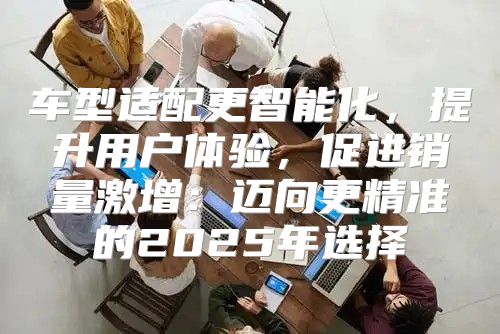 车型适配更智能化，提升用户体验，促进销量激增：迈向更精准的2025年选择