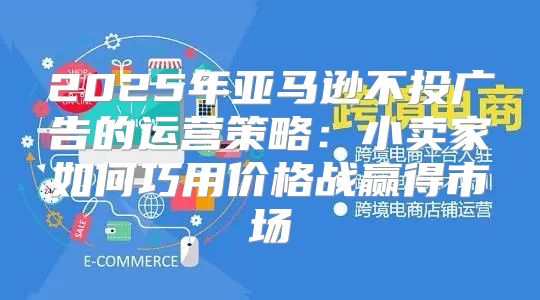 2025年亚马逊不投广告的运营策略：小卖家如何巧用价格战赢得市场