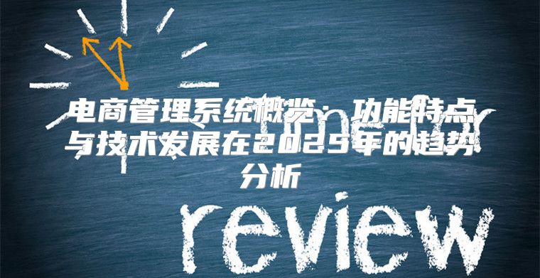 电商管理系统概览：功能特点与技术发展在2025年的趋势分析