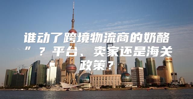 谁动了跨境物流商的奶酪”？平台、卖家还是海关政策？