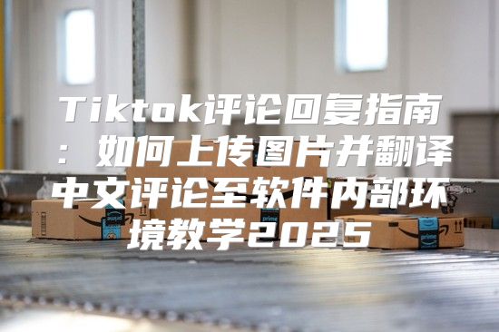 Tiktok评论回复指南：如何上传图片并翻译中文评论至软件内部环境教学2025