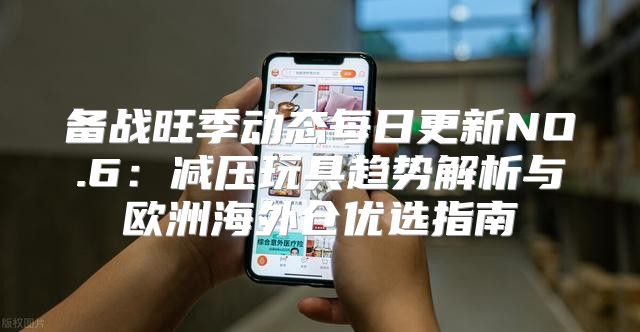 备战旺季动态每日更新NO.6：减压玩具趋势解析与欧洲海外仓优选指南