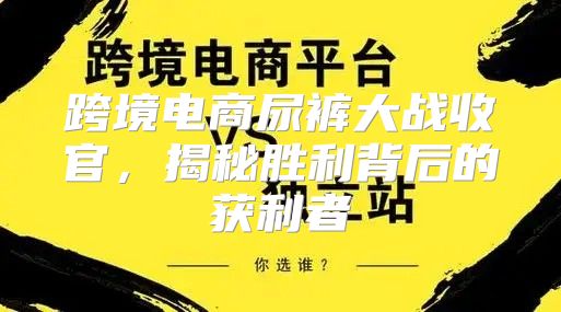 跨境电商尿裤大战收官，揭秘胜利背后的获利者