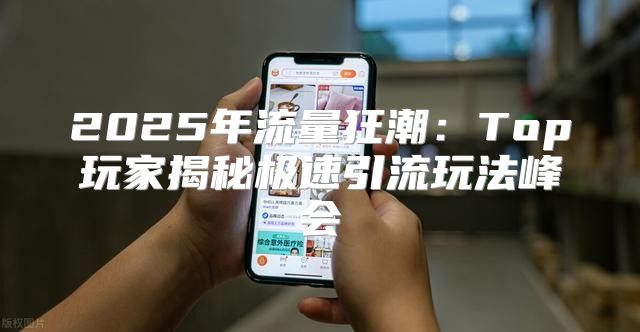 2025年流量狂潮：Top玩家揭秘极速引流玩法峰会