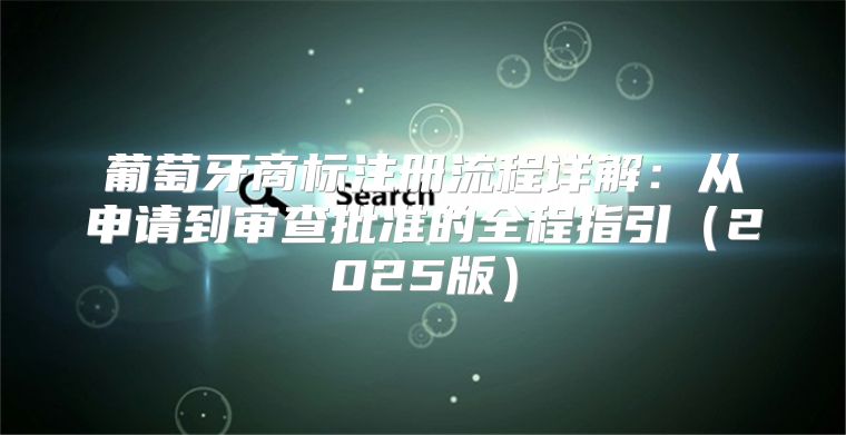 葡萄牙商标注册流程详解：从申请到审查批准的全程指引2025版