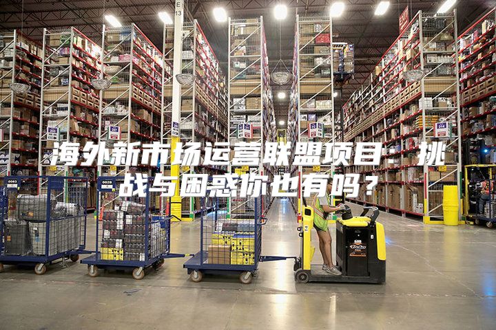 海外新市场运营联盟项目：挑战与困惑你也有吗？