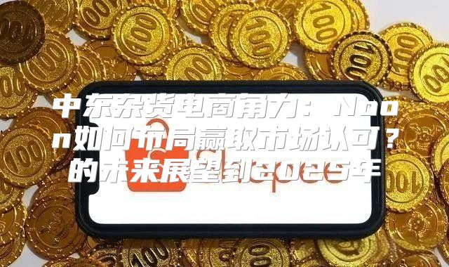 中东杂货电商角力：Noon如何布局赢取市场认可？的未来展望到2025年