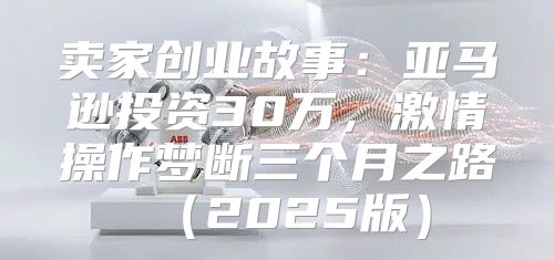 卖家创业故事：亚马逊投资30万，激情操作梦断三个月之路2025版