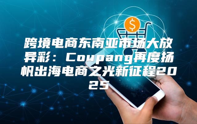 跨境电商东南亚市场大放异彩：Coupang再度扬帆出海电商之光新征程2025