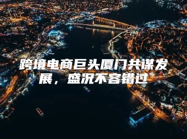 跨境电商巨头厦门共谋发展，盛况不容错过