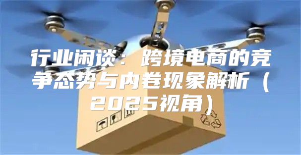 行业闲谈：跨境电商的竞争态势与内卷现象解析2025视角