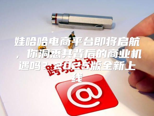 娃哈哈电商平台即将启航，你洞悉其背后的商业机遇吗？2025版全新上线