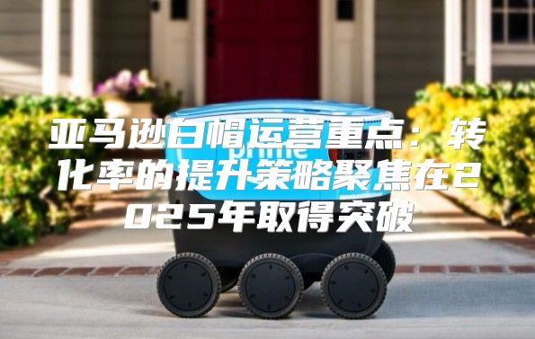 亚马逊白帽运营重点：转化率的提升策略聚焦在2025年取得突破