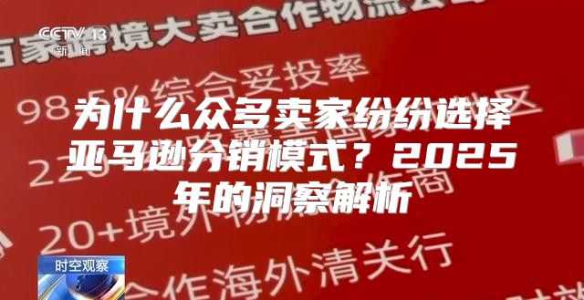 为什么众多卖家纷纷选择亚马逊分销模式？2025年的洞察解析