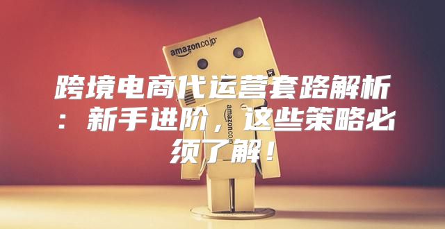 跨境电商代运营套路解析：新手进阶，这些策略必须了解！