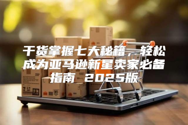 干货掌握七大秘籍，轻松成为亚马逊新星卖家必备指南 2025版