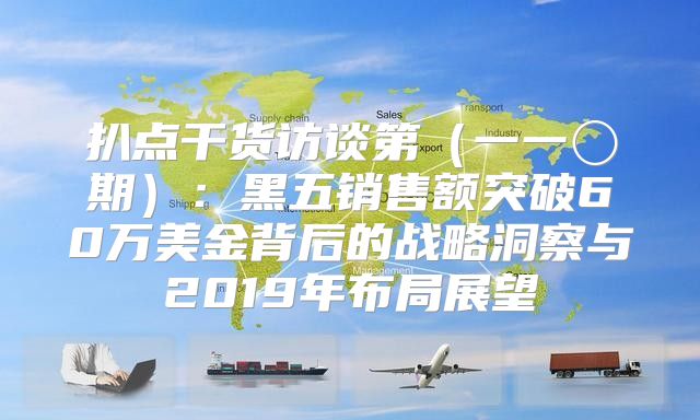 扒点干货访谈第一一〇期：黑五销售额突破60万美金背后的战略洞察与2019年布局展望