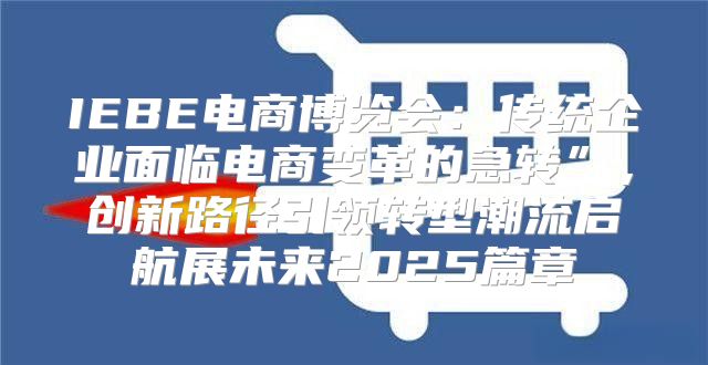 IEBE电商博览会：传统企业面临电商变革的急转”，创新路径引领转型潮流启航展未来2025篇章