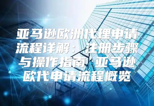 亚马逊欧洲代理申请流程详解：注册步骤与操作指南 亚马逊欧代申请流程概览