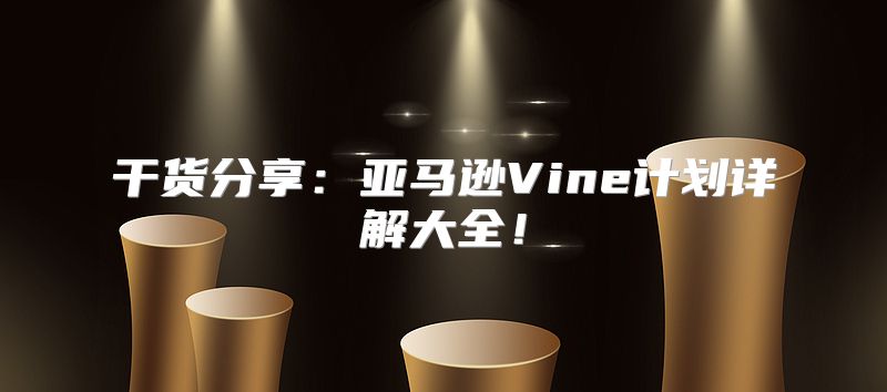 干货分享：亚马逊Vine计划详解大全！