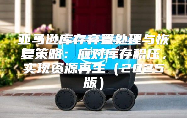 亚马逊库存弃置处理与恢复策略：应对库存积压，实现资源再生2025版