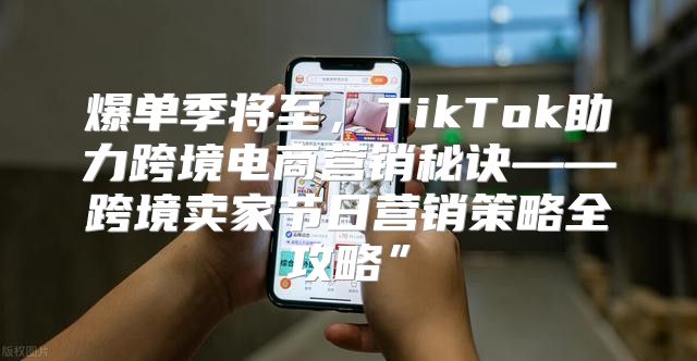 爆单季将至，TikTok助力跨境电商营销秘诀——跨境卖家节日营销策略全攻略”
