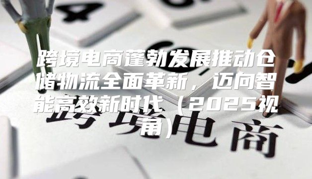 跨境电商蓬勃发展推动仓储物流全面革新，迈向智能高效新时代2025视角