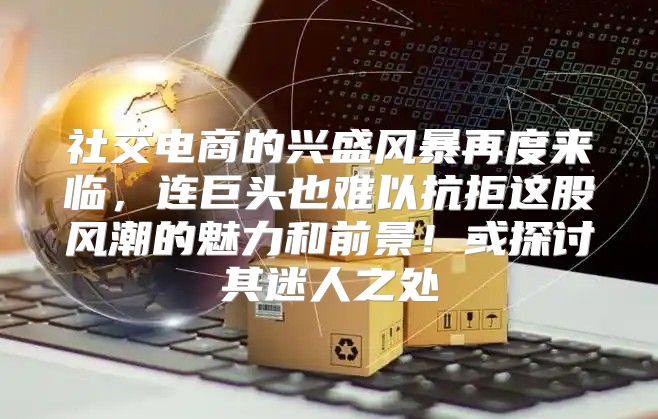 社交电商的兴盛风暴再度来临，连巨头也难以抗拒这股风潮的魅力和前景！或探讨其迷人之处