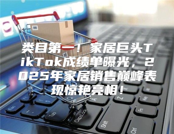 类目第一！家居巨头TikTok成绩单曝光，2025年家居销售巅峰表现惊艳亮相！