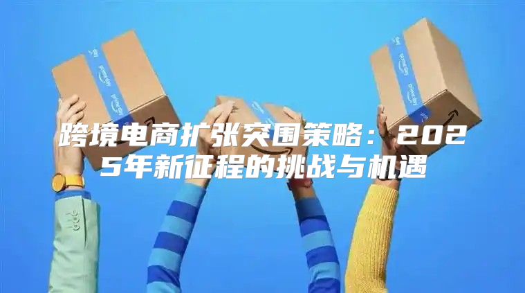 跨境电商扩张突围策略：2025年新征程的挑战与机遇