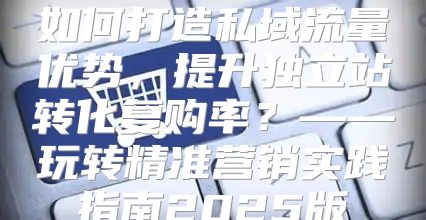 如何打造私域流量优势，提升独立站转化复购率？——玩转精准营销实践指南2025版