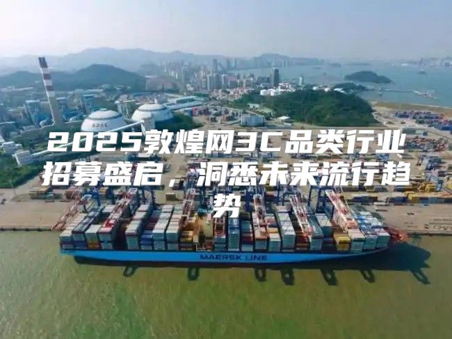2025敦煌网3C品类行业招募盛启，洞悉未来流行趋势