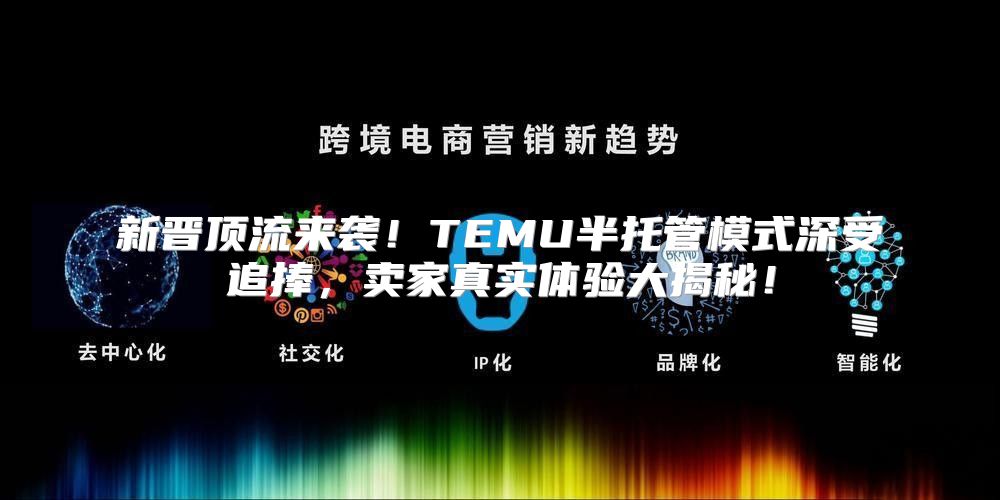 新晋顶流来袭！TEMU半托管模式深受追捧，卖家真实体验大揭秘！