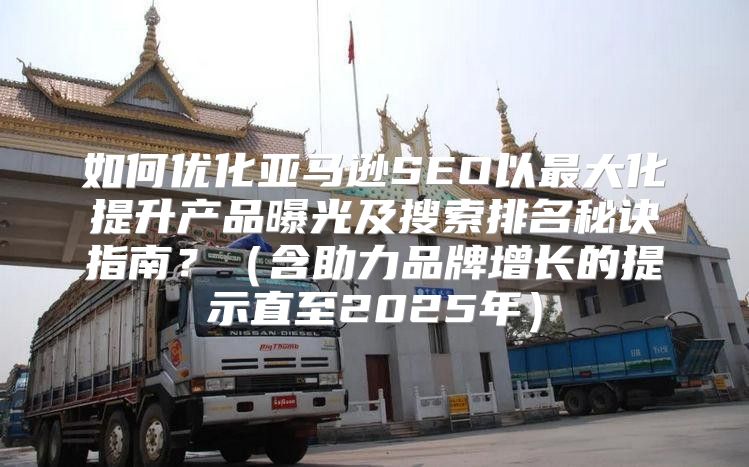 如何优化亚马逊SEO以最大化提升产品曝光及搜索排名秘诀指南？含助力品牌增长的提示直至2025年