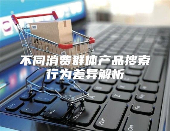 不同消费群体产品搜索行为差异解析