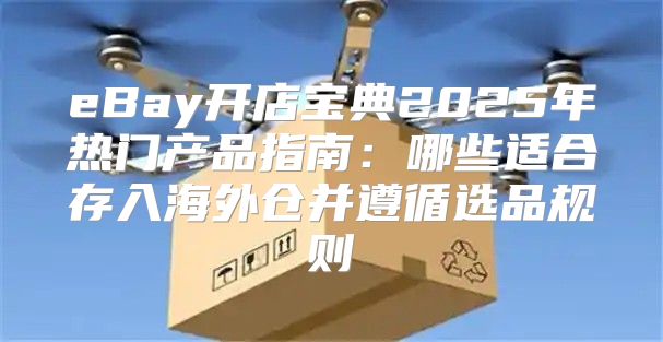 eBay开店宝典2025年热门产品指南：哪些适合存入海外仓并遵循选品规则