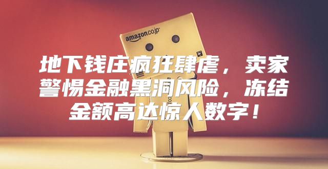 地下钱庄疯狂肆虐，卖家警惕金融黑洞风险，冻结金额高达惊人数字！