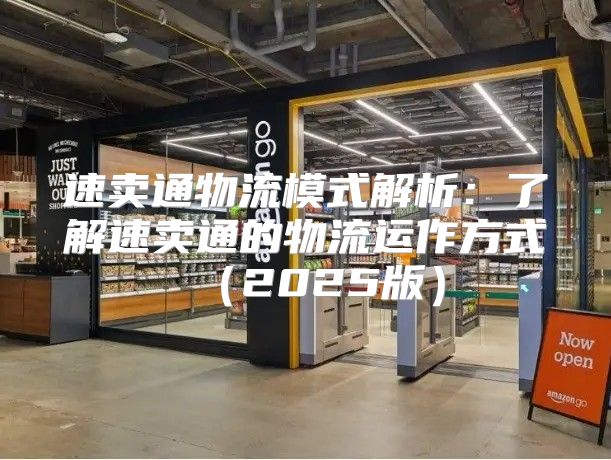 速卖通物流模式解析：了解速卖通的物流运作方式2025版