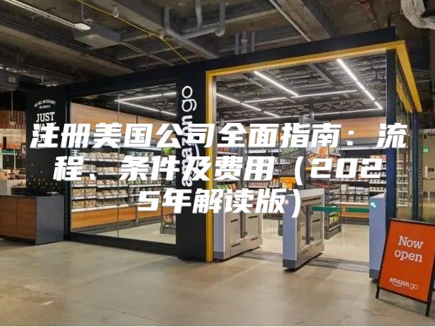 注册美国公司全面指南：流程、条件及费用2025年解读版