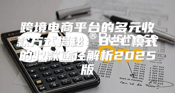 跨境电商平台的多元收款方式揭秘：B2C模式的收款途径解析2025版