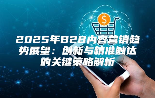 2025年B2B内容营销趋势展望：创新与精准触达的关键策略解析