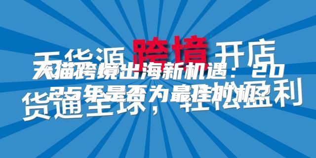 天猫跨境出海新机遇：2025年是否为最佳时机？