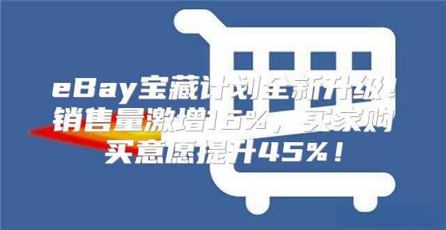 eBay宝藏计划全新升级！销售量激增16%，买家购买意愿提升45%！
