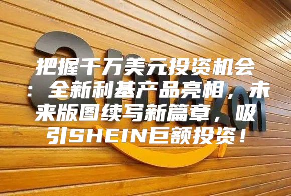 把握千万美元投资机会：全新利基产品亮相，未来版图续写新篇章，吸引SHEIN巨额投资！