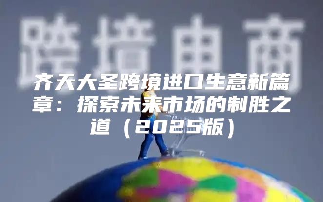 齐天大圣跨境进口生意新篇章：探索未来市场的制胜之道2025版