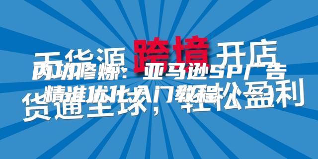 内功修炼：亚马逊SP广告精准优化入门教程一