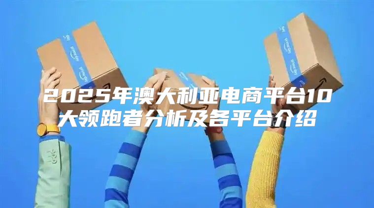 2025年澳大利亚电商平台10大领跑者分析及各平台介绍